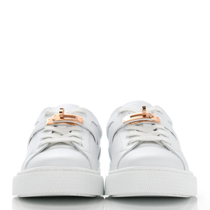 Hermes Calfskin Day Sneakers 37.5 White 2 of 9