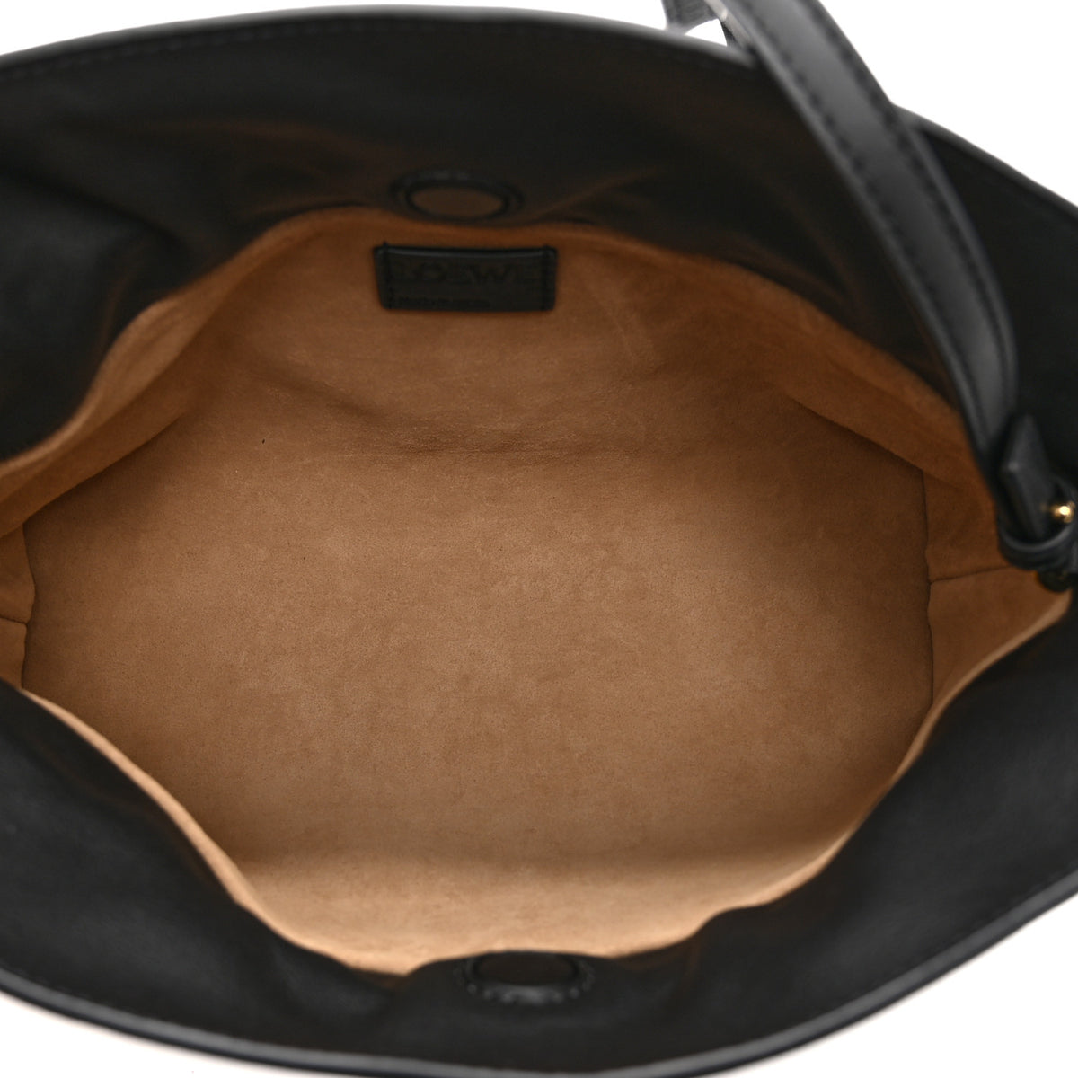 Loewe Calfskin Mini Flamenco Knot Clutch Black 5 of 10