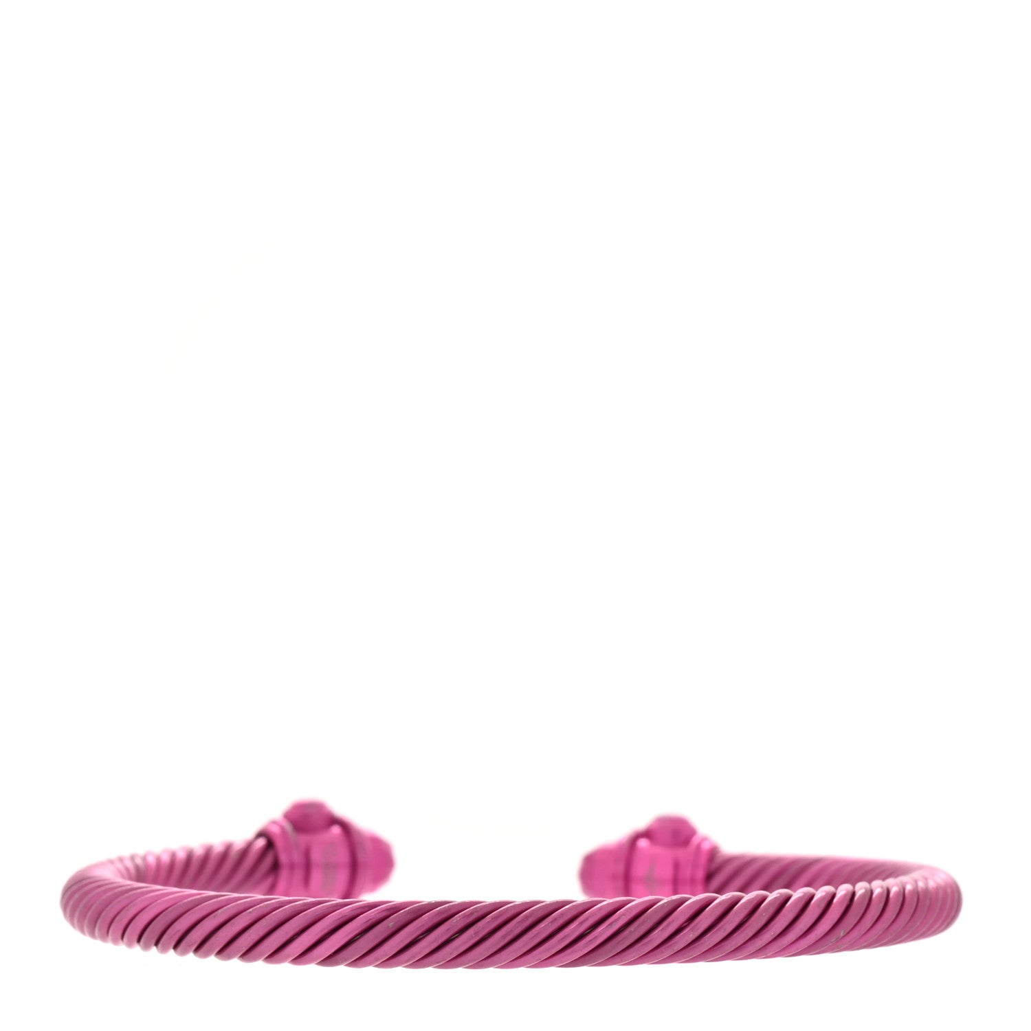 David Yurman Aluminum 5mm Renaissance Bracelet Hot Pink 2 of 7