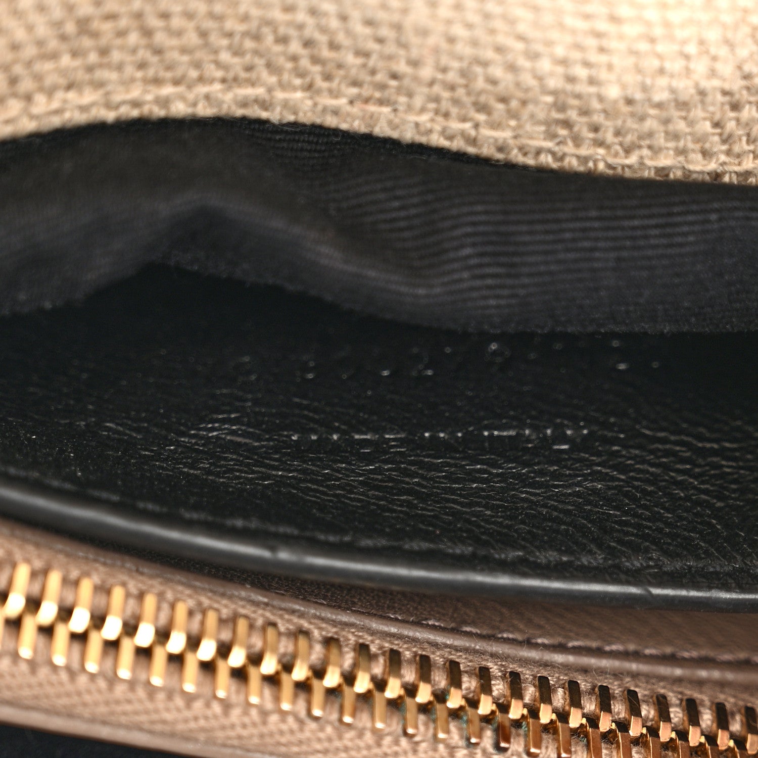 Saint Laurent Linen Quilted College Medium Chain Bag Taupe 7 of 11