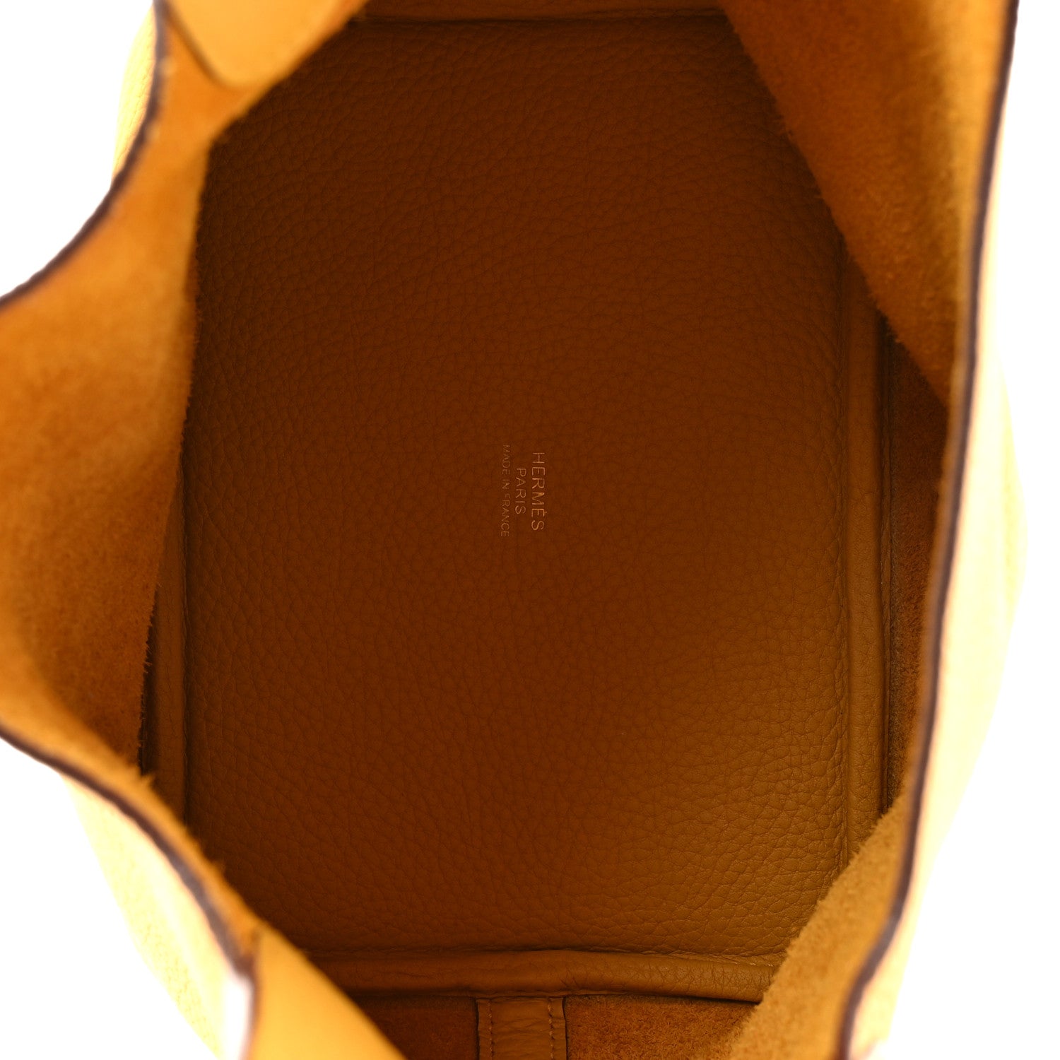 Hermes Taurillon Clemence Picotin Lock 18 PM Jaune Ambre 5 of 11