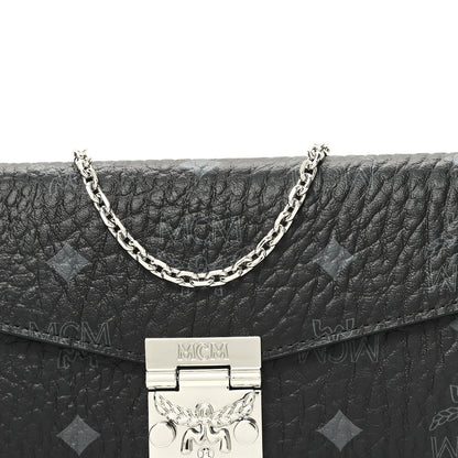 MCM Visetos Large Patricia Wallet On Chain Black 8 of 10