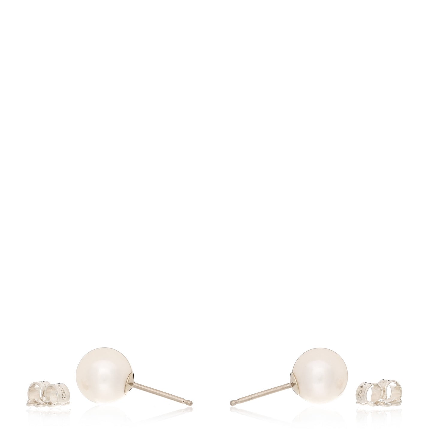 Sterling Silver Freshwater Pearl 7-8mm Ziegfeld Earrings