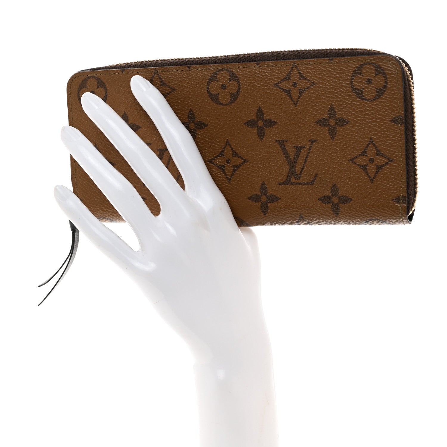Louis Vuitton Reverse Monogram Clemence Wallet 2 of 7