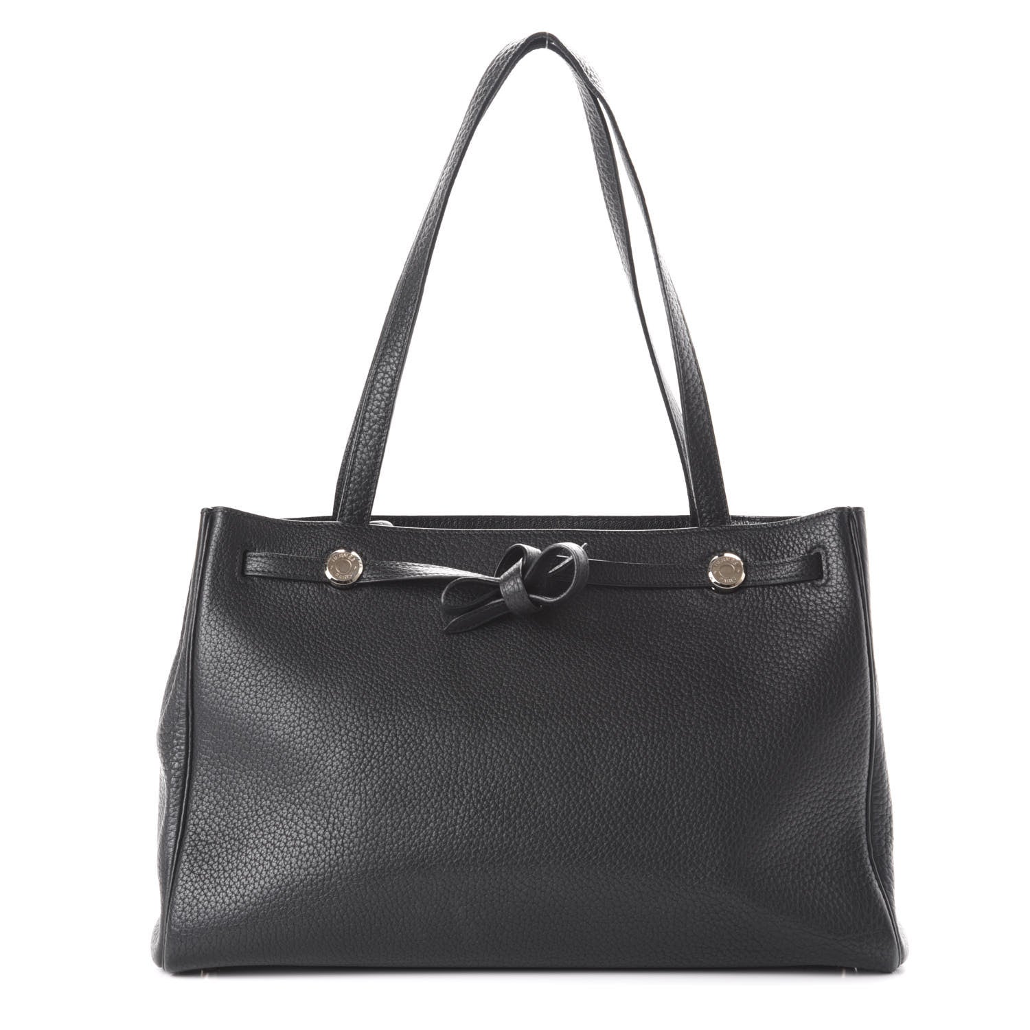 Hermes Taurillon Clemence Cabana Tote Black 1 of 13