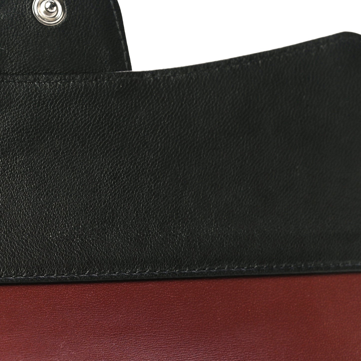 Lambskin Quilted Large Gusset Flap Wallet Black