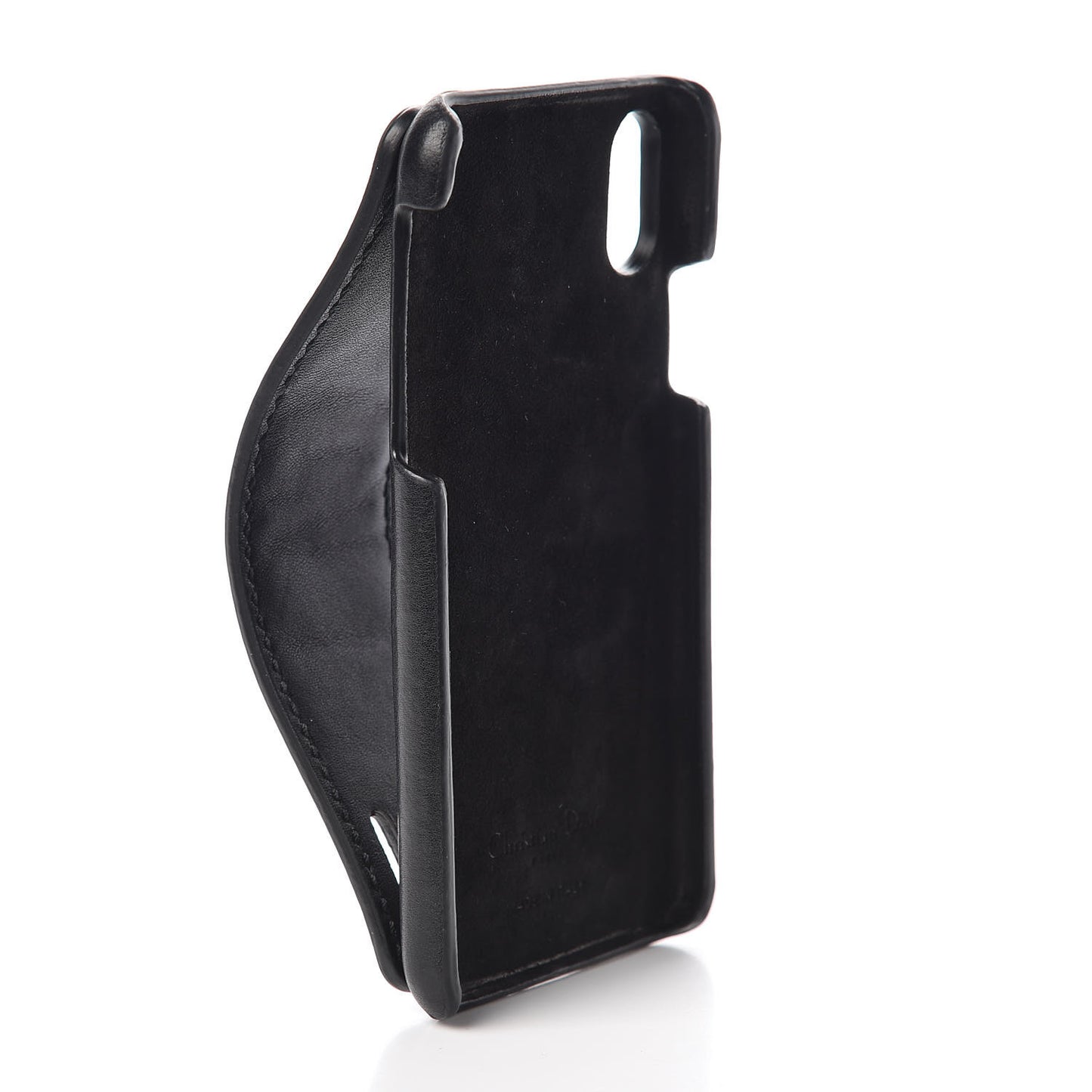 Calfskin J'adior Tech iPhone X Case Black
