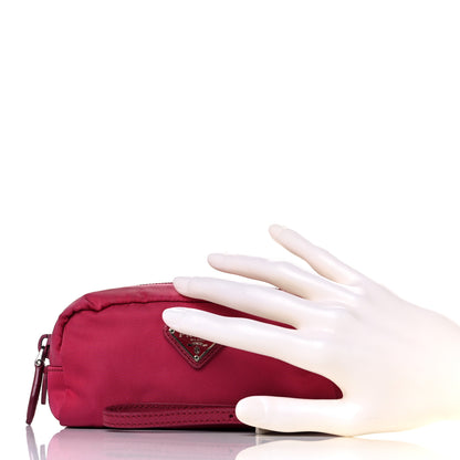 Prada Tessuto Nylon Necessaire Pouch Ibisco 2 of 11