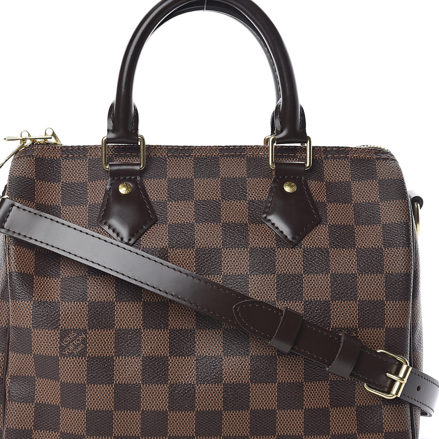 Damier Ebene Speedy Bandouliere 25