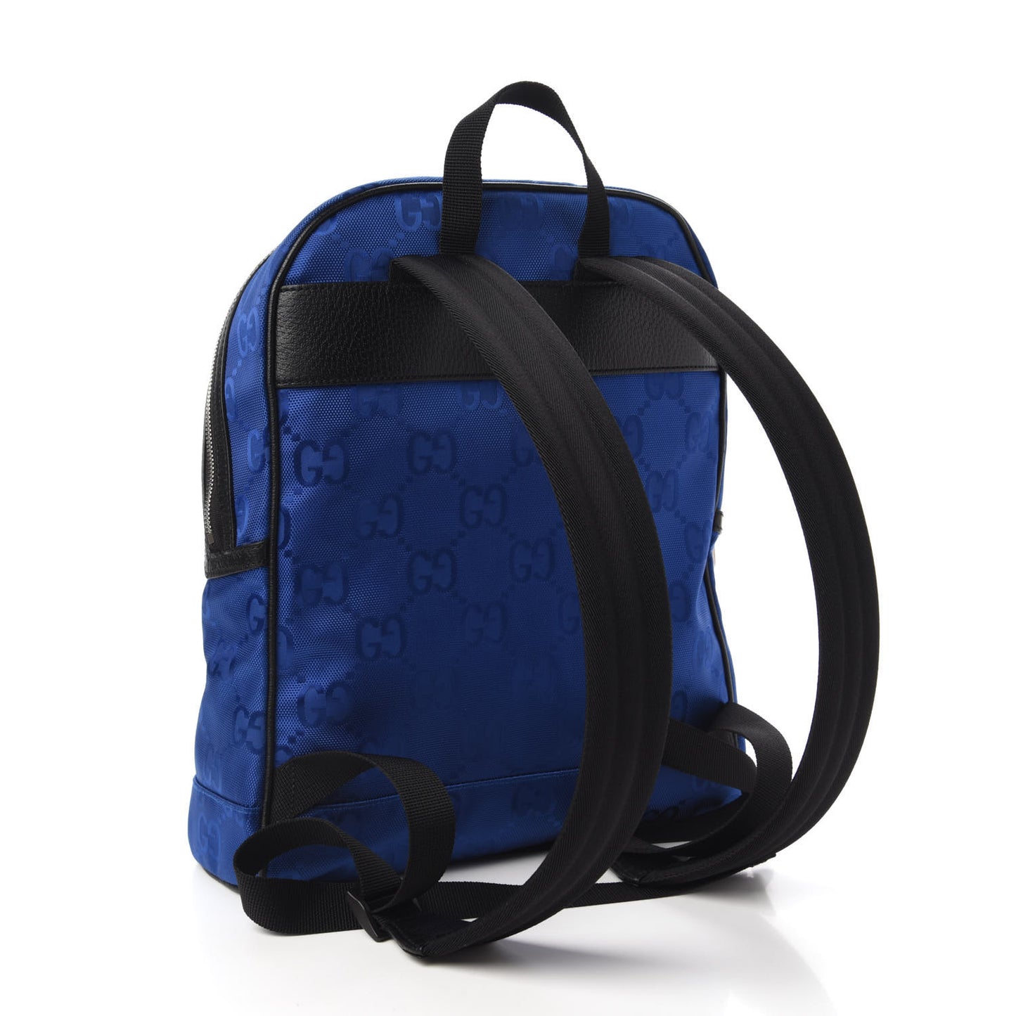 Econyl Nylon Monogram Off The Grid Backpack Guilted Blue Black