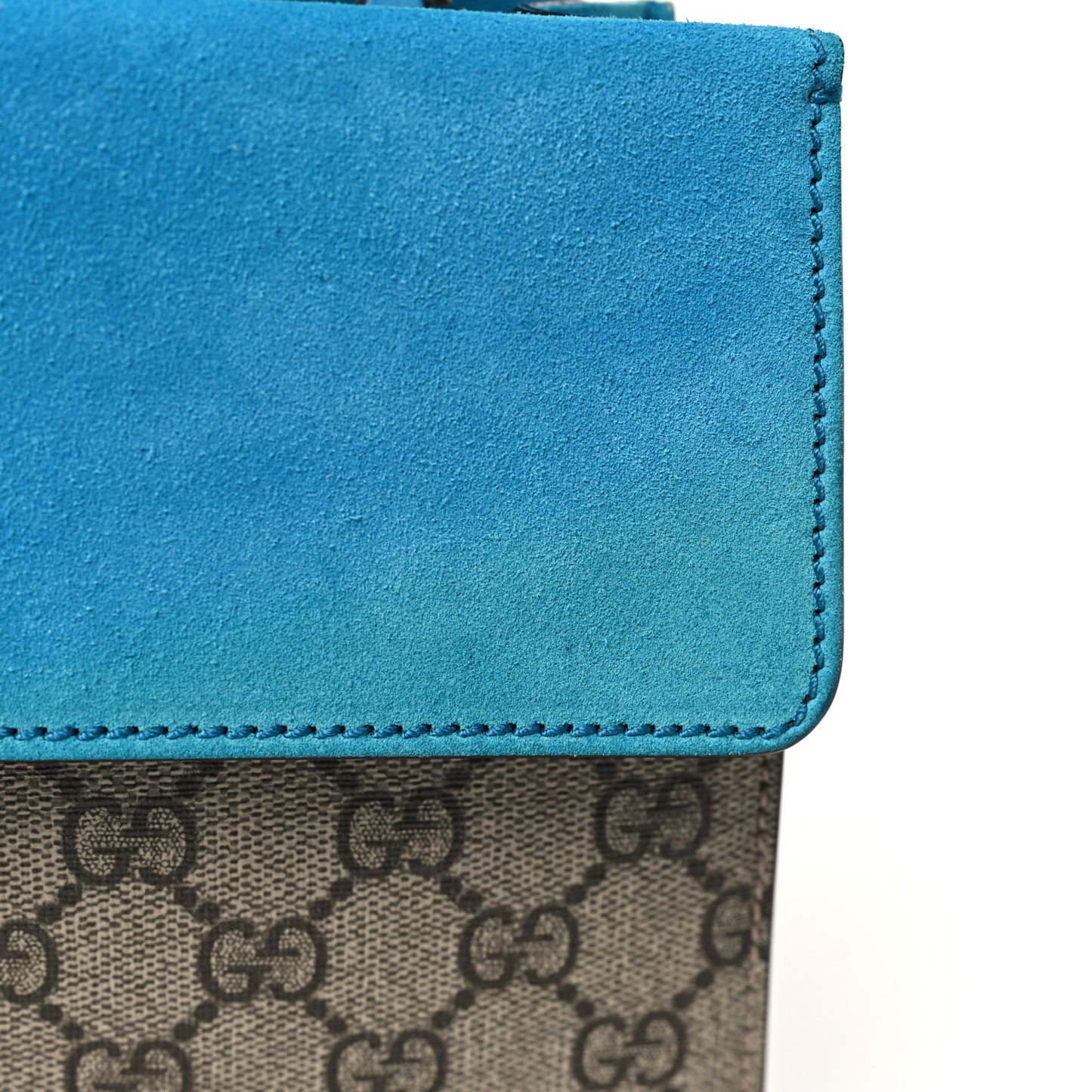 GG Supreme Monogram Small Dionysus Shoulder Bag Bright Turquoise