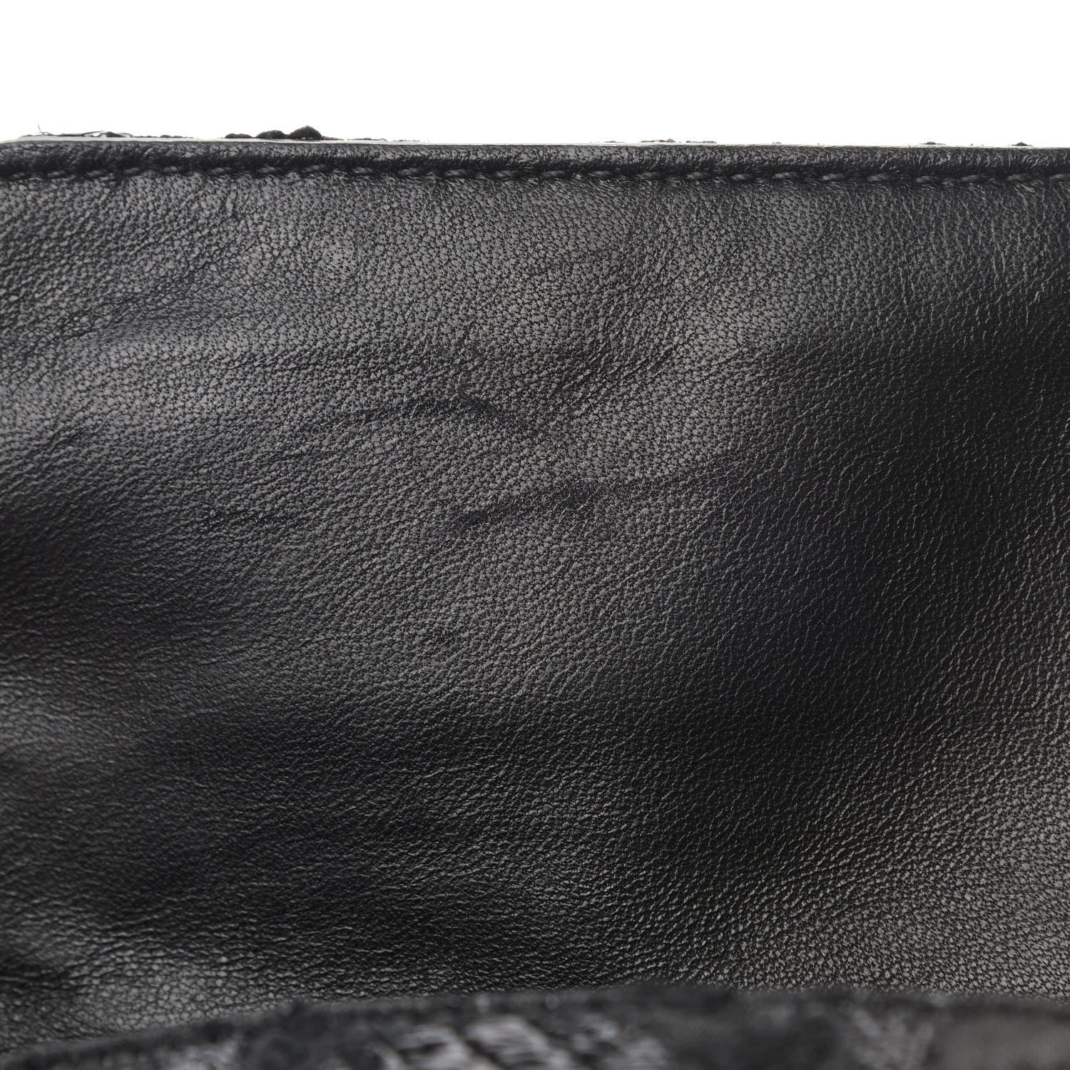 Prada Tessuto Nylon Lurex Embroidered Flap Black 10 of 12