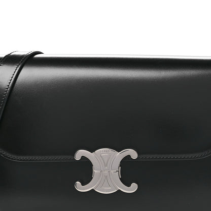 Celine Shiny Calfskin Medium Triomphe Black 7 of 11