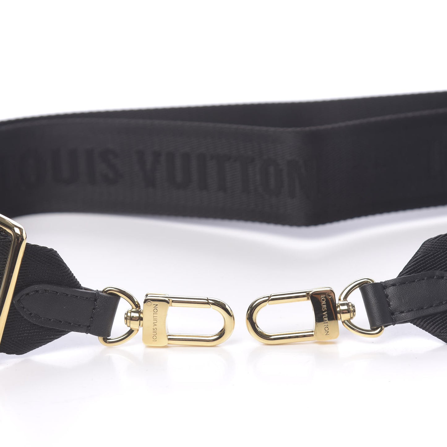 Nylon Petite Malle Souple Shoulder Strap Black