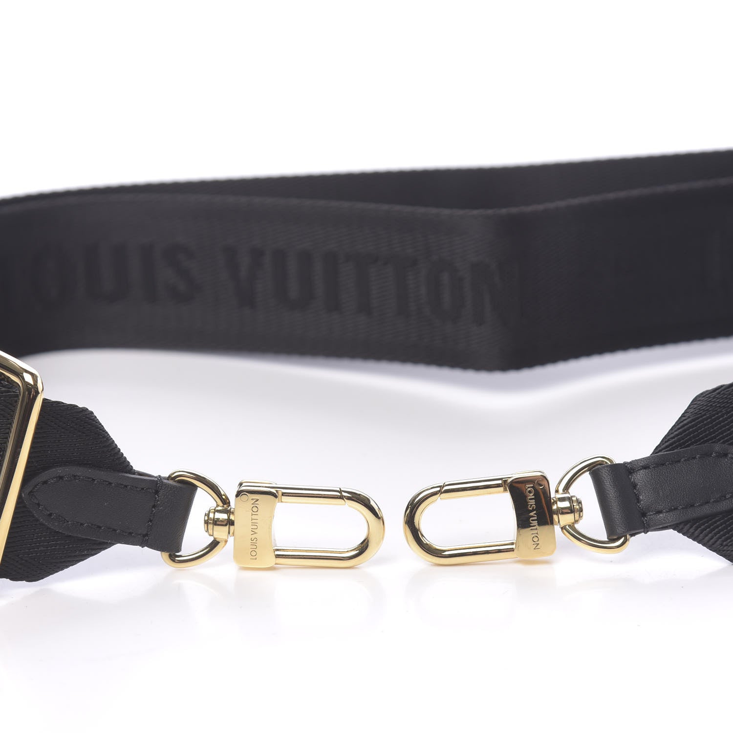 Louis Vuitton Nylon Petite Malle Souple Shoulder Strap Black 3 of 3