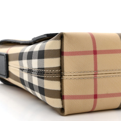 Burberry House Check Flap Shoulder Bag Black 9 of 11