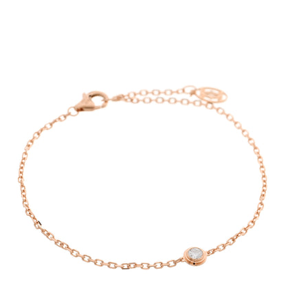 Cartier 18K Pink Gold Diamond LM D'Amour Bracelet 1 of 4