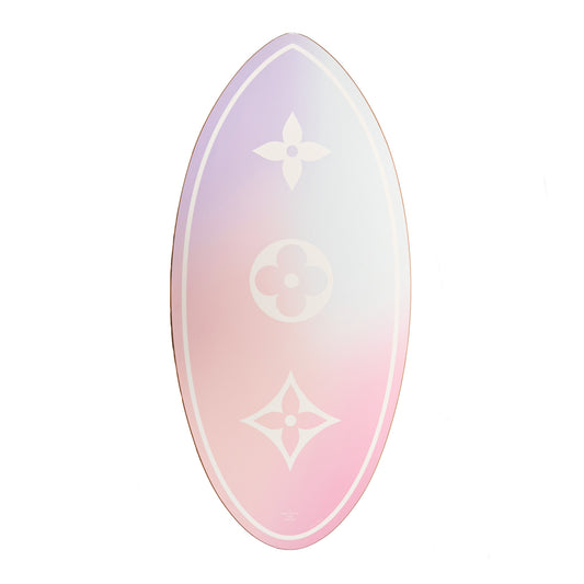 Wood Monogram Giant Spring In The City Skimboard Sunrise Pastel