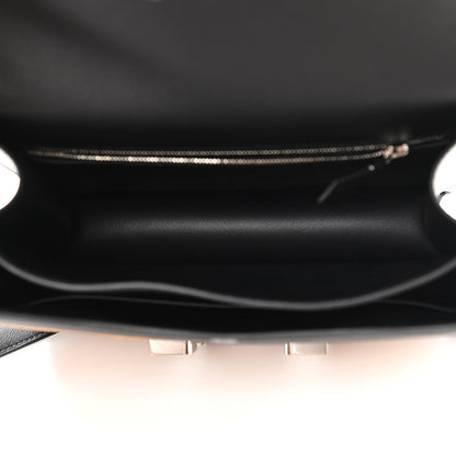 Hermes Veau Doblis Swift Constance 24 Alezan Black 5 of 10