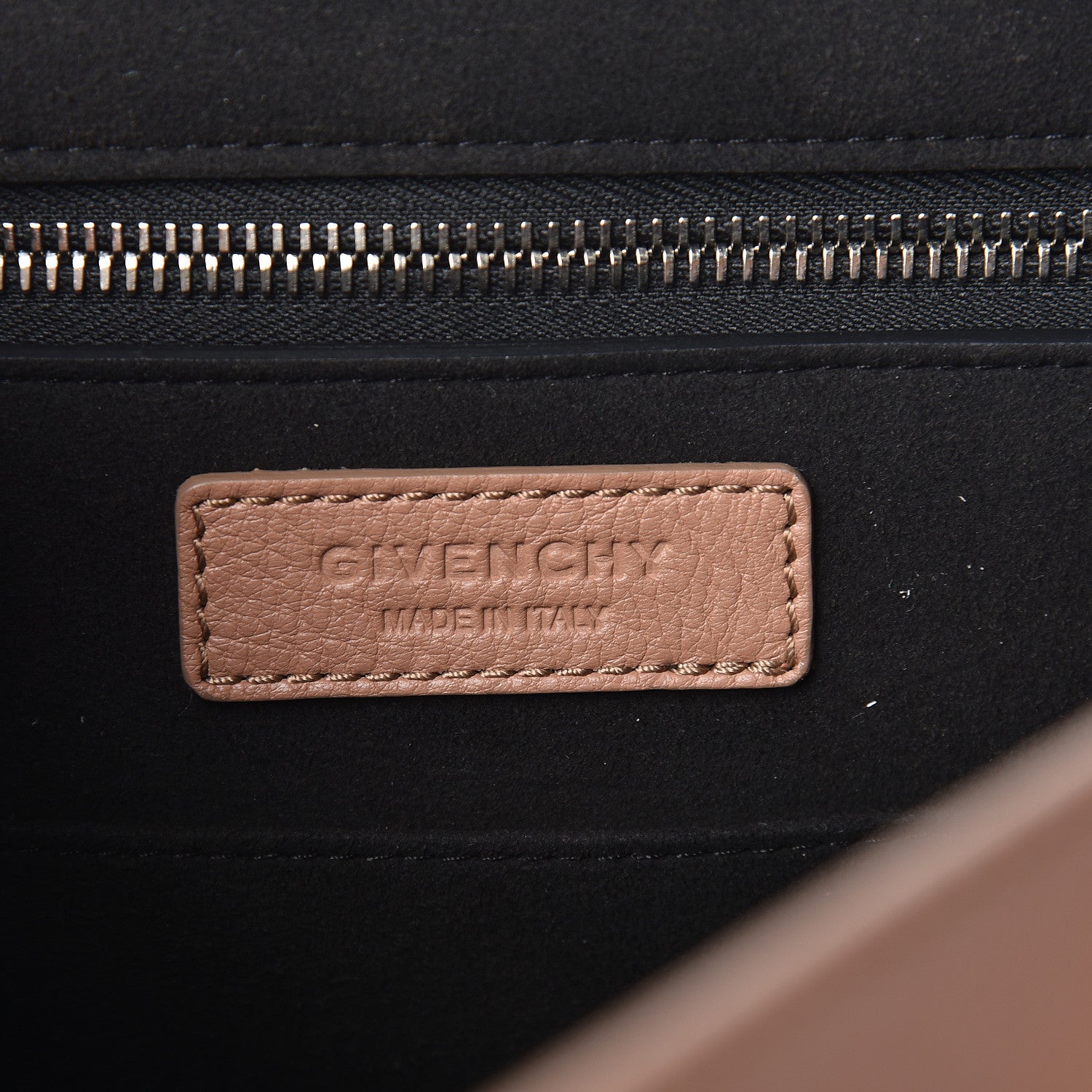 Givenchy Grained Calfskin Small Bi-Color Shark Lock Satchel Old Pink Black 8 of 11