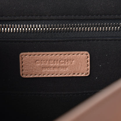 Givenchy Grained Calfskin Small Bi-Color Shark Lock Satchel Old Pink Black 8 of 11