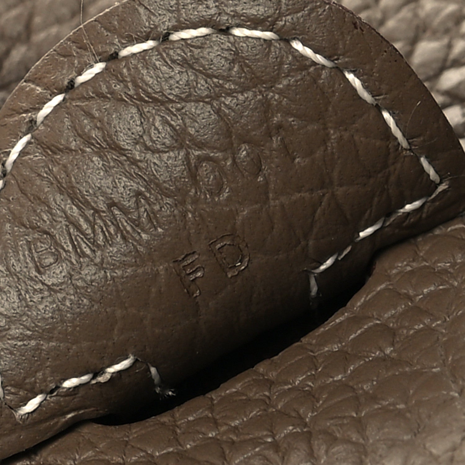 Hermes Taurillon Clemence Evelyne III PM Etoupe 7 of 10