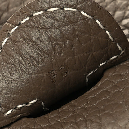 Hermes Taurillon Clemence Evelyne III PM Etoupe 7 of 10