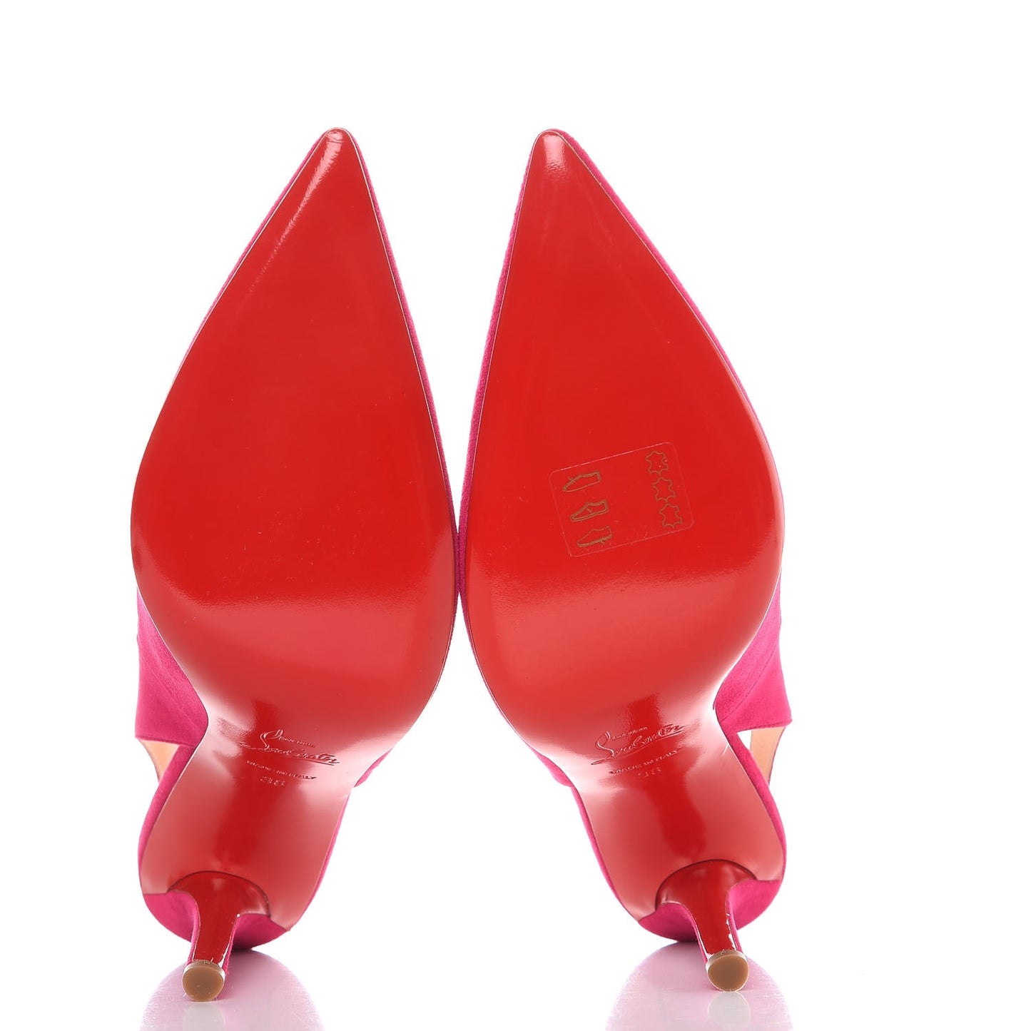 Suede Apostrophy 100 Slingback Pumps 38 Cyclamen