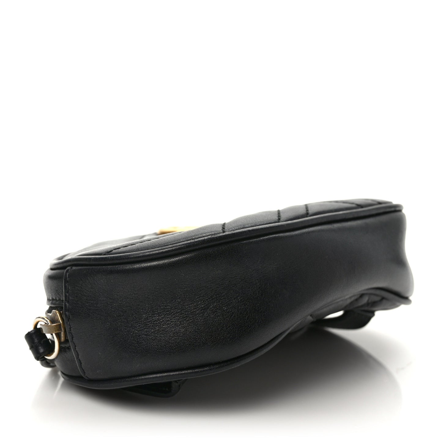 Calfskin Matelasse GG Marmont Belt Bag 95 38 Black
