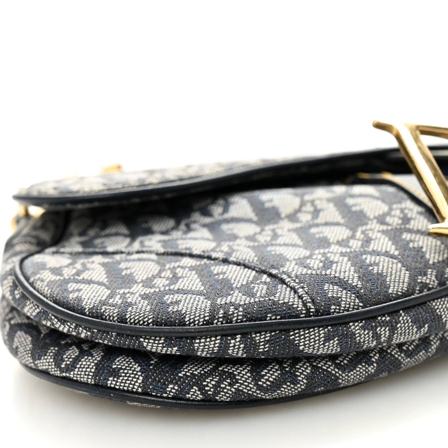Monogram Saddle Bag Blue