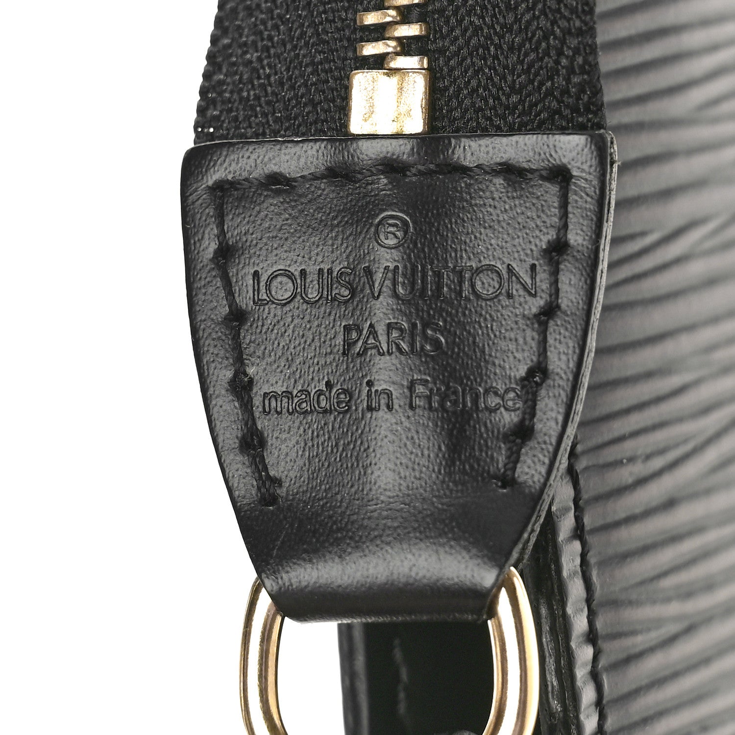 Louis Vuitton Epi Pochette Accessories 24 Black 6 of 8