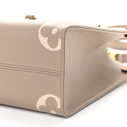 Louis Vuitton Empreinte Monogram Giant Onthego PM Tourterelle Creme 10 of 10