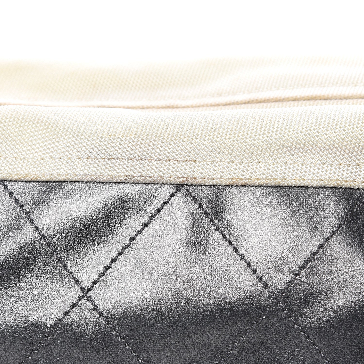 Chanel Coated Canvas Paris Biarritz Hobo Silver 11 of 18