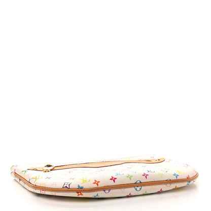 Louis Vuitton Monogram Multicolor Pochette Plate GM White 4 of 7