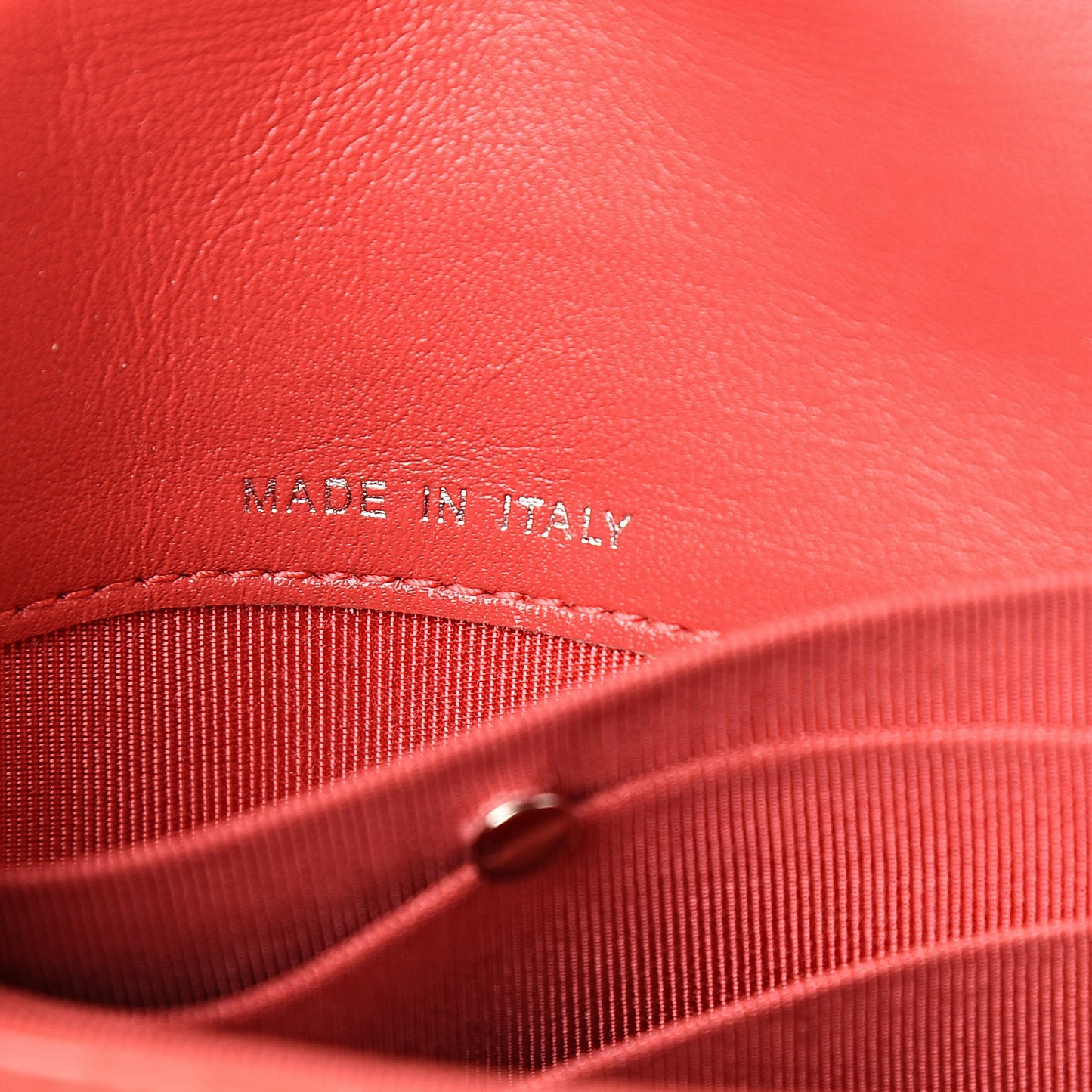 Patent Quilted Large Flap Wallet Coral