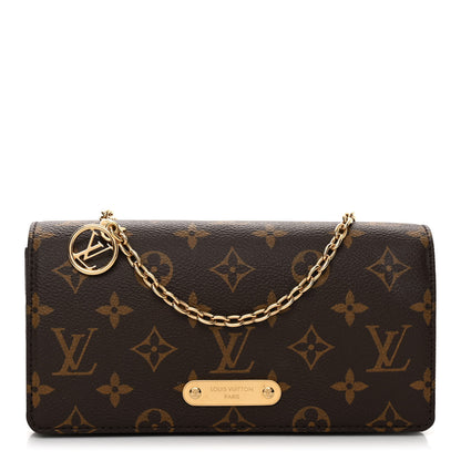 Louis Vuitton Monogram Lily Wallet On Chain 1 of 9