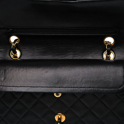 Chanel Lambskin Quilted Small Double Flap Black 15 of 18