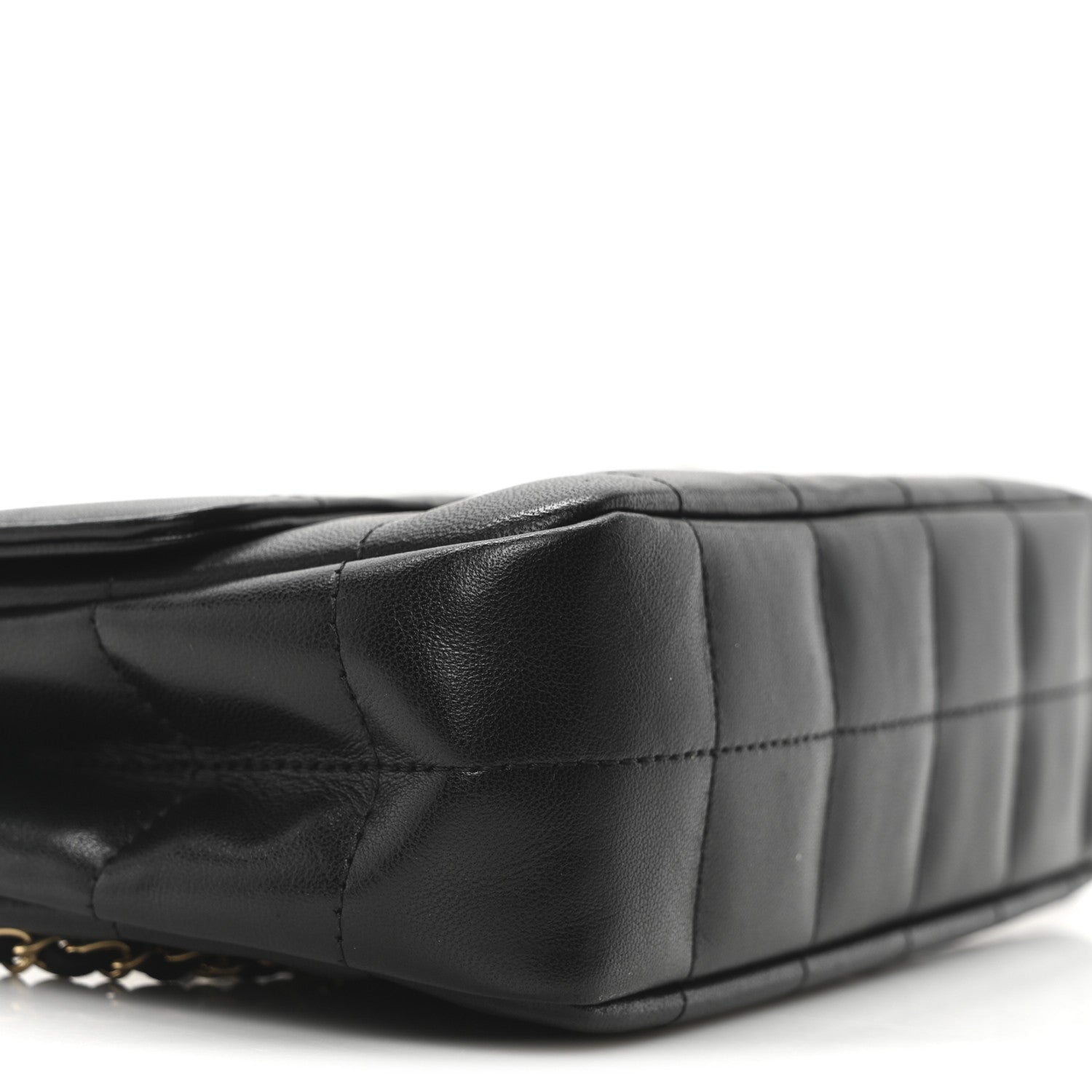 Chanel Lambskin Quilted Mini Chocolate Bar Camellia Flap Black 16 of 19