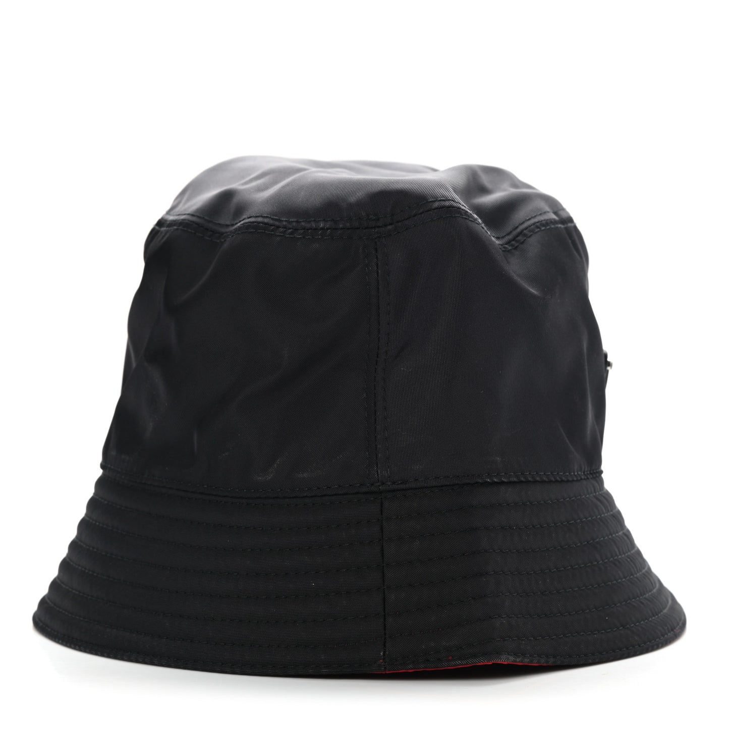 Nylon Bucket Hat S Black Rosso