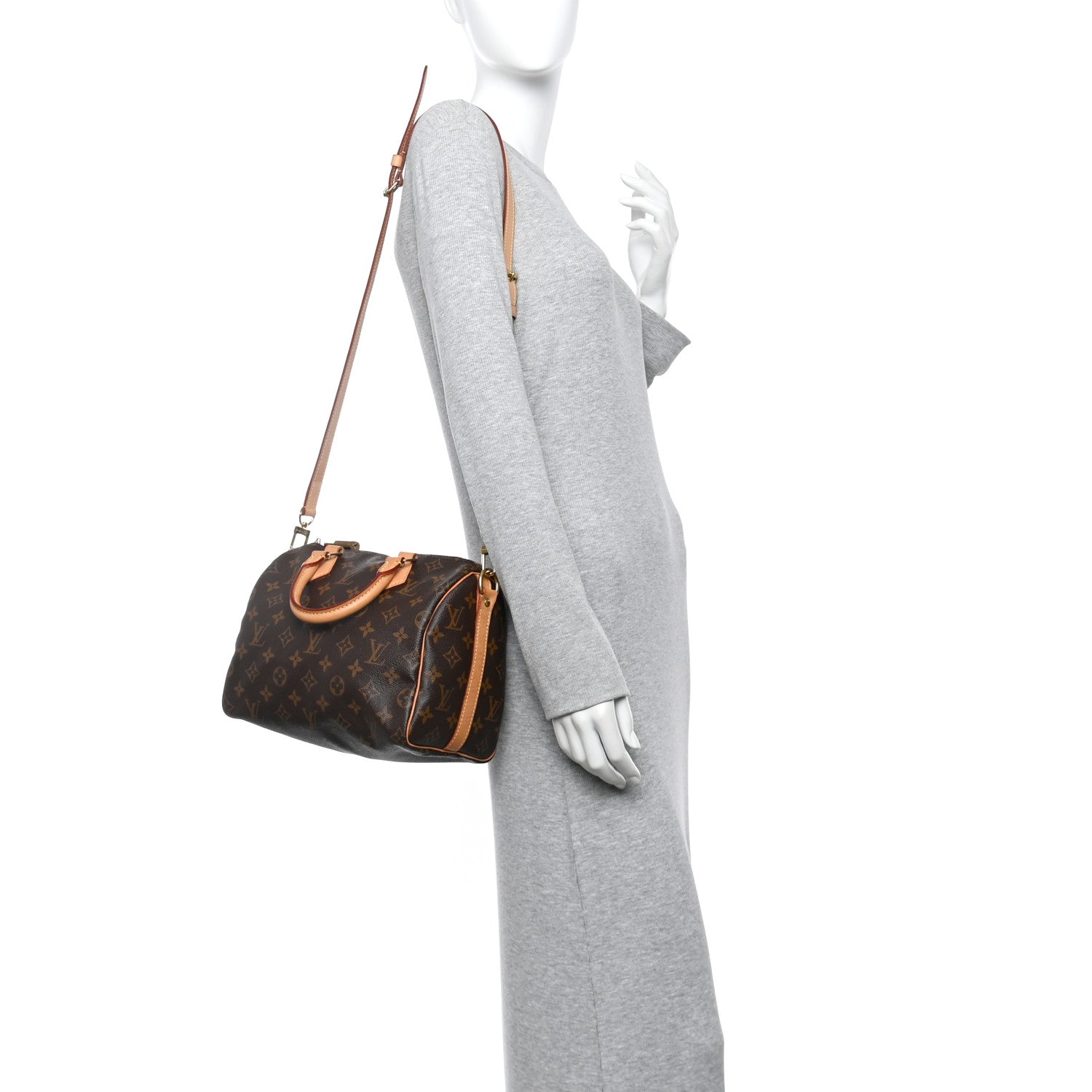 Louis Vuitton Monogram Speedy Bandouliere 25 2 of 9