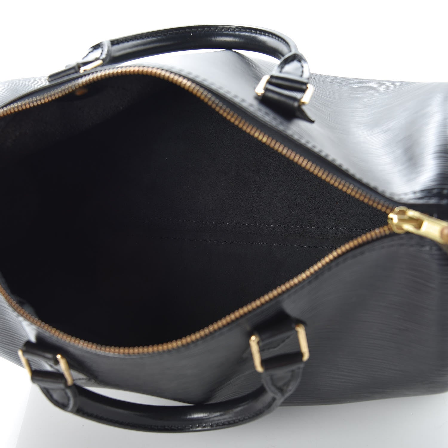 Louis Vuitton Epi Speedy 30 Black 5 of 11