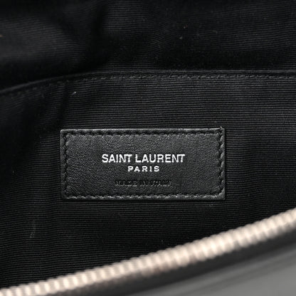 Saint Laurent Calfskin Monogram Belt Bag Black 6 of 12