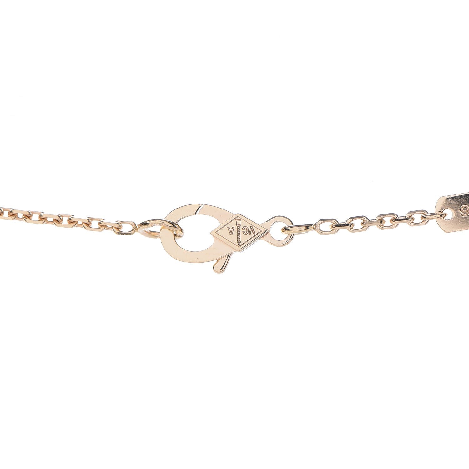 Van Cleef & Arpels 18K Yellow Gold Vintage Alhambra Pendant Necklace 5 of 7