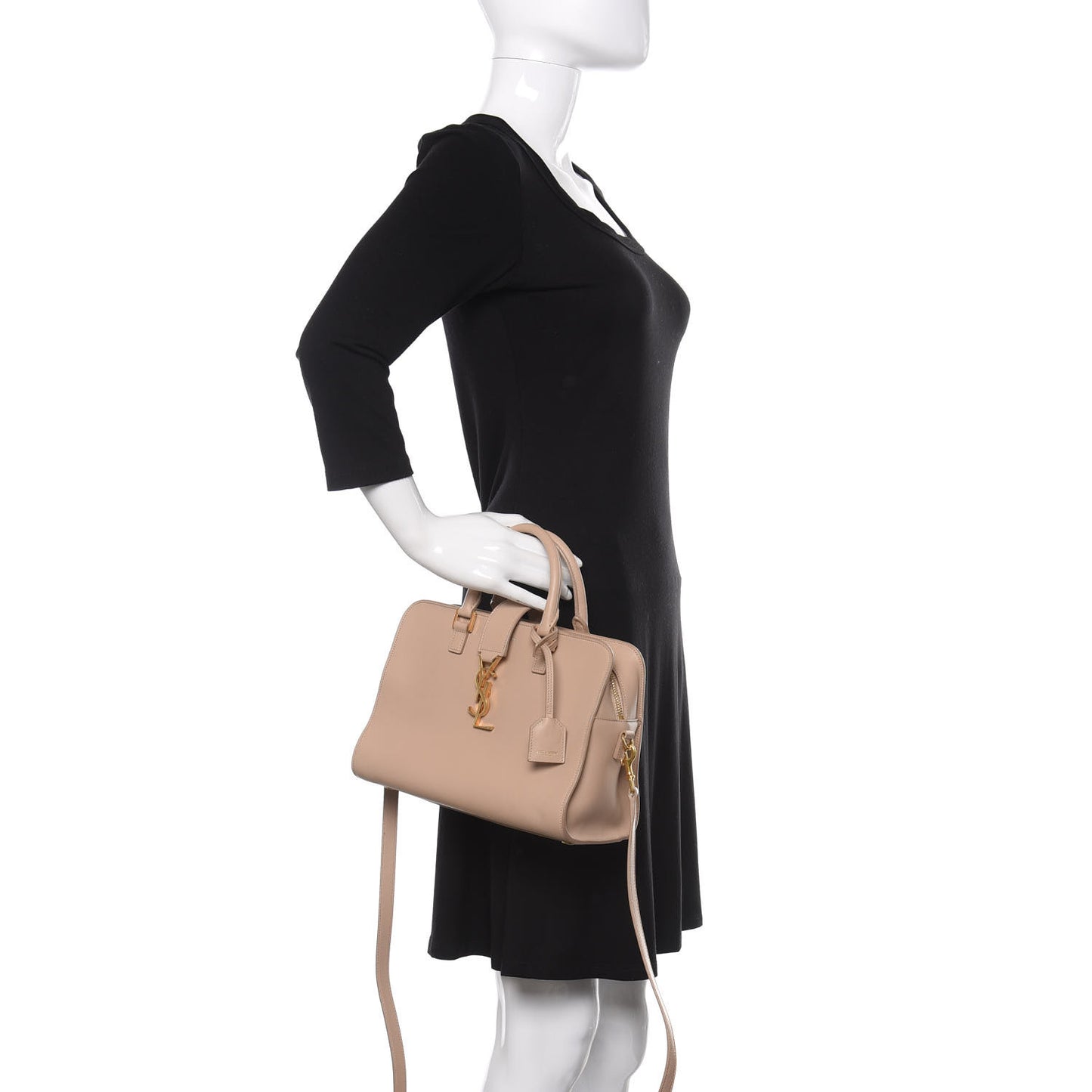 Calfskin Monogram Baby Cabas Beige