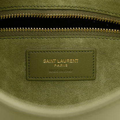 Saint Laurent Smooth Calfskin Le 5 A 7 Hobo Pistache 6 of 13