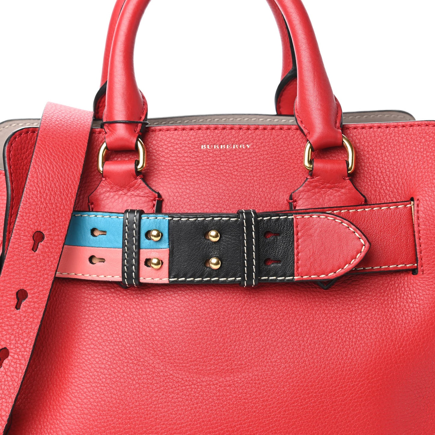 Soft Grain Calfskin Small Belt Bag Bright Military Red