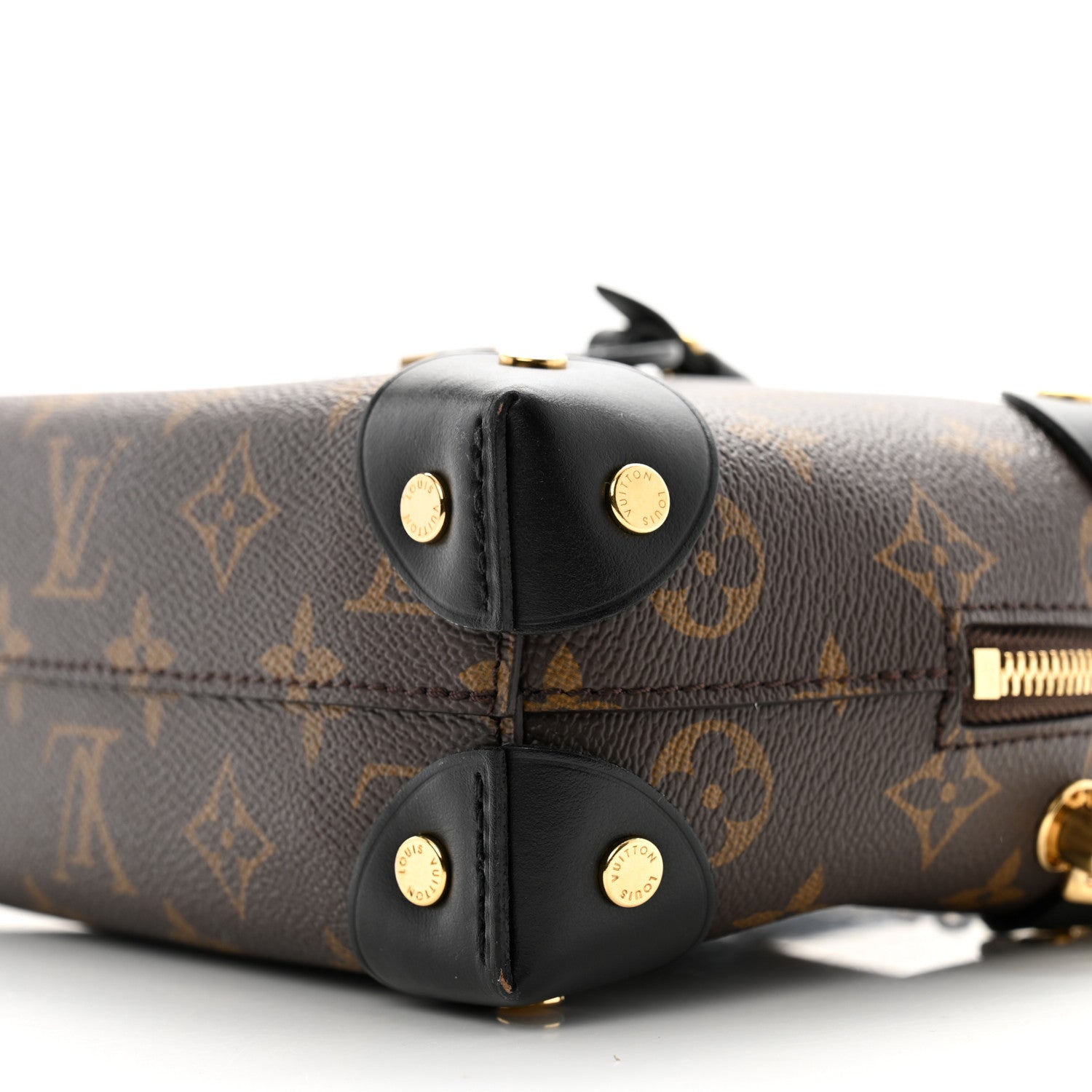 Louis Vuitton Monogram Petite Malle Souple Black 9 of 13