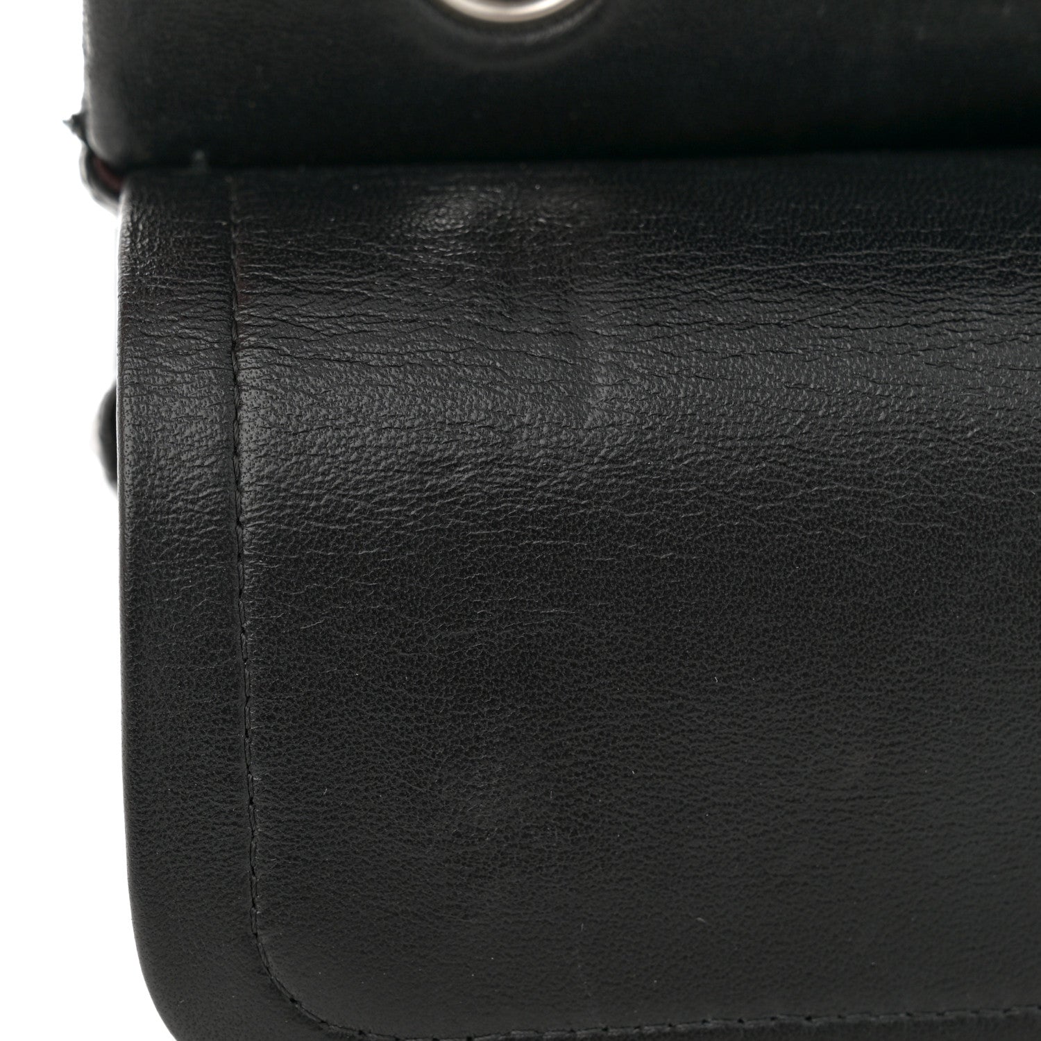 Chanel Lambskin Quilted Medium Double Flap Black 13 of 13
