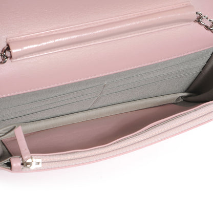 Chanel Caviar Timeless Wallet on Chain WOC Light Pink 6 of 9