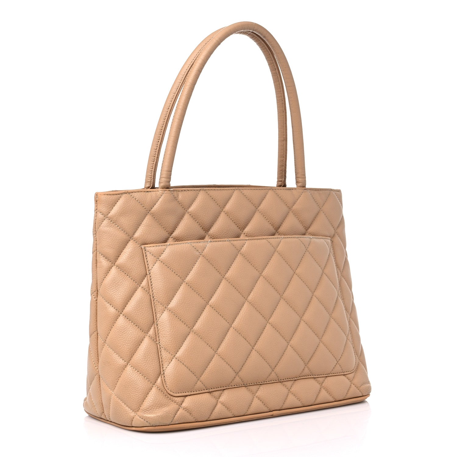 Chanel Caviar Quilted Medallion Tote Beige 2 of 24